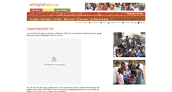 Desktop Screenshot of ethiopiahope.com