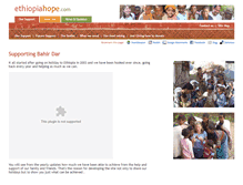 Tablet Screenshot of ethiopiahope.com